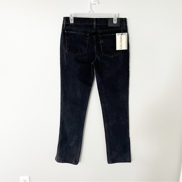 GRLFRND Black Hailey Low Rise Slim Boot Jean with Slit jean women’s size 27 NWT - Picture 4 of 14